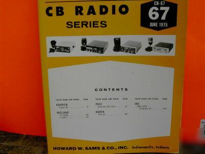 Sams cb radio book 67 robyn wv 23 & sbe 22CB