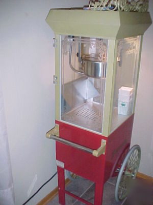 Gold medal commercial grade popcorn popper cart