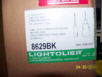 Lightolier 8629BK lytedrop lytejacks T4 light fixture