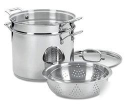 Cusinart classic stainless 4PC pasta/steamer set 77-412