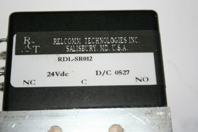 New relcomm / 1000 watt rf relay dc - 2 ghz new