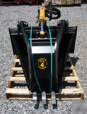 Cal x-treme duty skid steer stump grapple free shipping