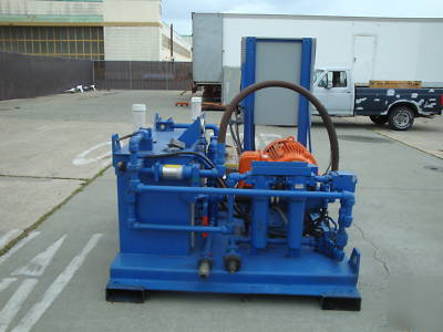 Industrial hydraulic power unit 100HP, 3000PSI