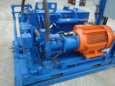 Industrial hydraulic power unit 100HP, 3000PSI