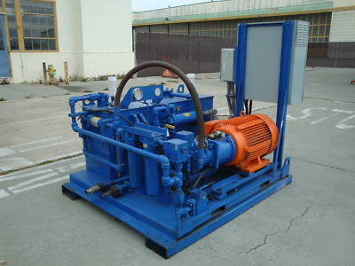 Industrial hydraulic power unit 100HP, 3000PSI