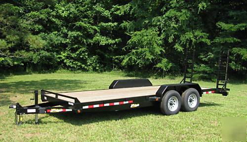 New equipment skid steer tractor backhoe trailer 14K
