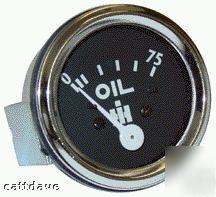 New farmall oil pressure gauge 0-75