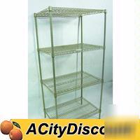 4 shelf commercial 36X24 dry storage utility rack