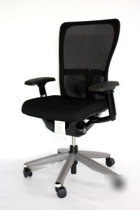 New haworth zody executive office chair in black 