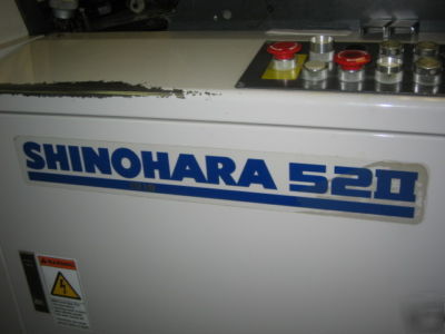Shinohara 52II 1999 2 color, autoplate, printing press