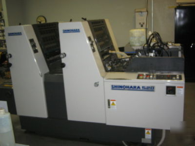 Shinohara 52II 1999 2 color, autoplate, printing press