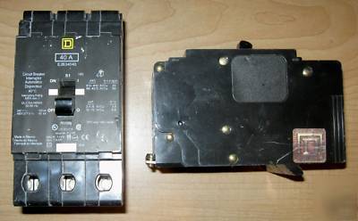 Square d ejb 40A 40 a 3 pole 277 480 breaker EJB34040