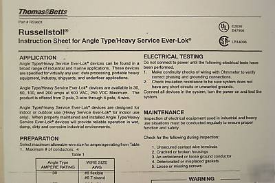 Ge 60 a welding interlocked recepticle TH3362JRS fused 