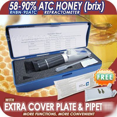 New honey refractometer beekeeping bees , 58-90% atc