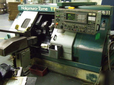 7133 nakamura tome tw-10 cnc turning center 4 axis 1994