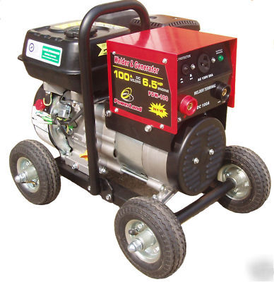 100 amp portable welder & generator**gas engine**stick