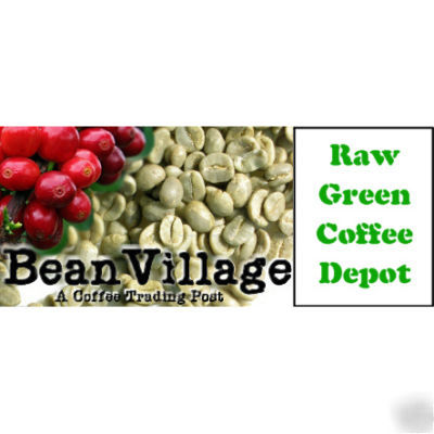 5 lb. sumatra mandheling green coffee beans for roaster
