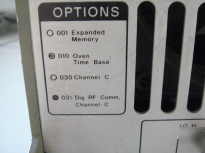 Hp 53310A 010 031 3 ghz modulation domain analyzer