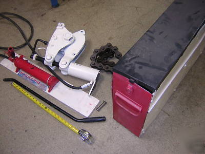 Large dia wheeler rex hydraulic pipe cutter snapper 10