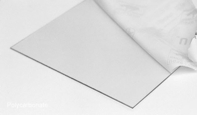 Lexan polycarbonate sheet 0.375 x 4.25 x 8 cnc (0.5K)