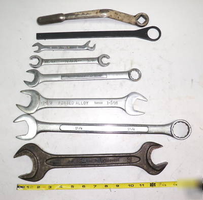 Netsuren open-end closed socket wrenches metric set d