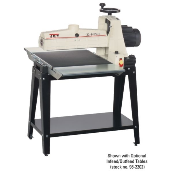 New jet 22-44 plus open stand drum sander 649004K 