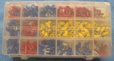 Wire terminal assort 360 piece wire terminal assortment