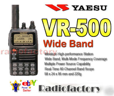 Yaesu vr-500 scanner all-mode wideband receiver VR500