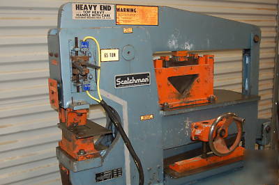 Scotchman 65 ton ironworker model 6509 with dies