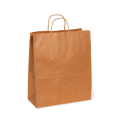 Shoplet select kraft paper shopping bags 13 x 6 x 15 3