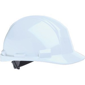Surveyor's safety hat, white
