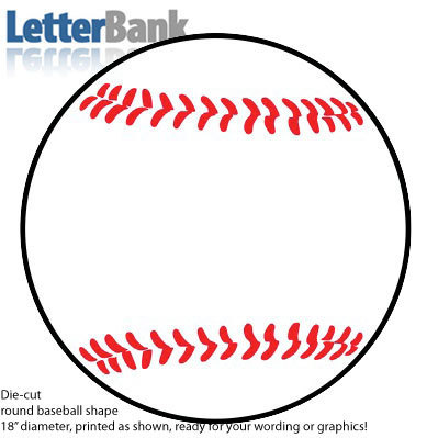 Baseball-softball round signs, ready to print 10ALIKE