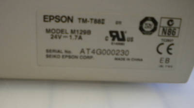Epson tm-T88II thermal receipt printer pos M129B
