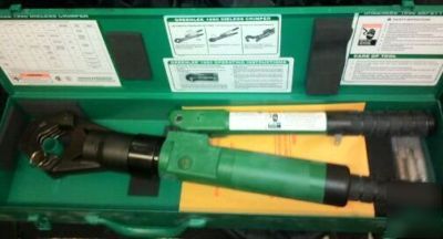 Greenlee 1990 hydraulic dieless crimper 
