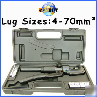 Hydraulic cable lug crimper. crimpers & crimping kits