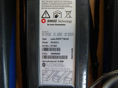 Leica disto A6 distancemeter. make your best offer 