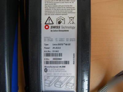 Leica disto A6 distancemeter. make your best offer 