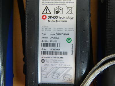Leica disto A6 distancemeter. make your best offer 