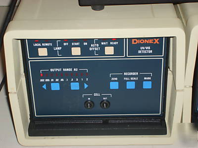 Dionex uv/vis detector-reagent del module& auto sampler