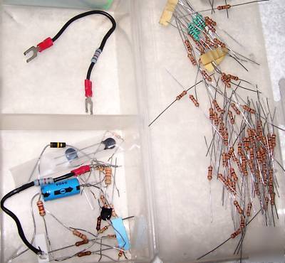 Mixed lot of more than 200 carbon resistors,un-used