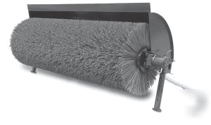 New broom for skid steer loader,hyd drive,84