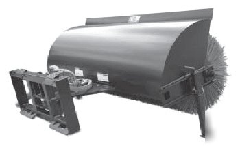 New broom for skid steer loader,hyd drive,84