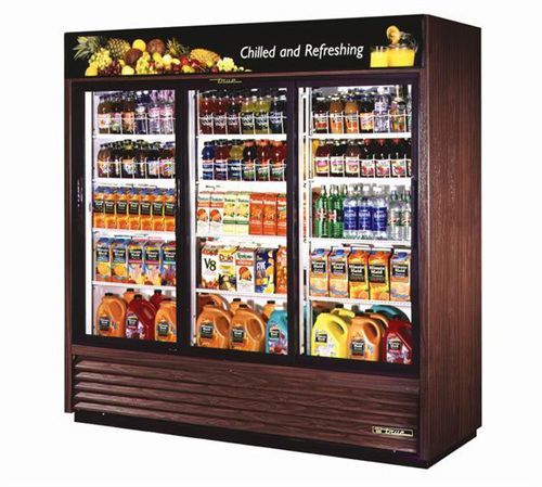 True gdm-69 glass door refrigerator merchandiser