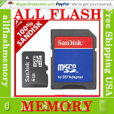 4GB micro sd sdhc microsd for htc droid incredible t
