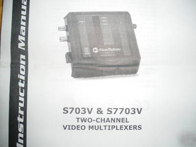 Ge security S703VR-est fiber-optic 2 ch video converter