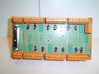 Motor relay break out board 3-axis opto 22 relays