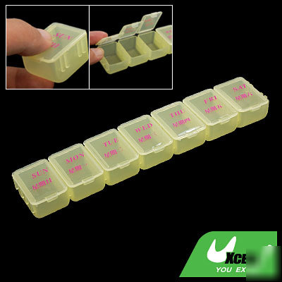 New monday to sunday components electronic yellow box 