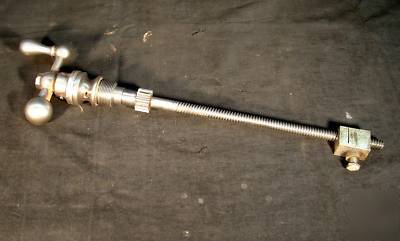 Seneca falls lathe complete cross screw, handle & nut