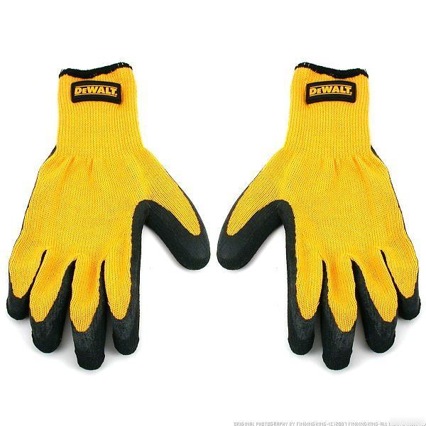 X-large dewalt gripper grabber work gloves DPG70