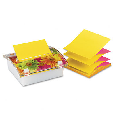 Pop 3D disp 12 3X3 self-stick pads bse w/daisy graphics